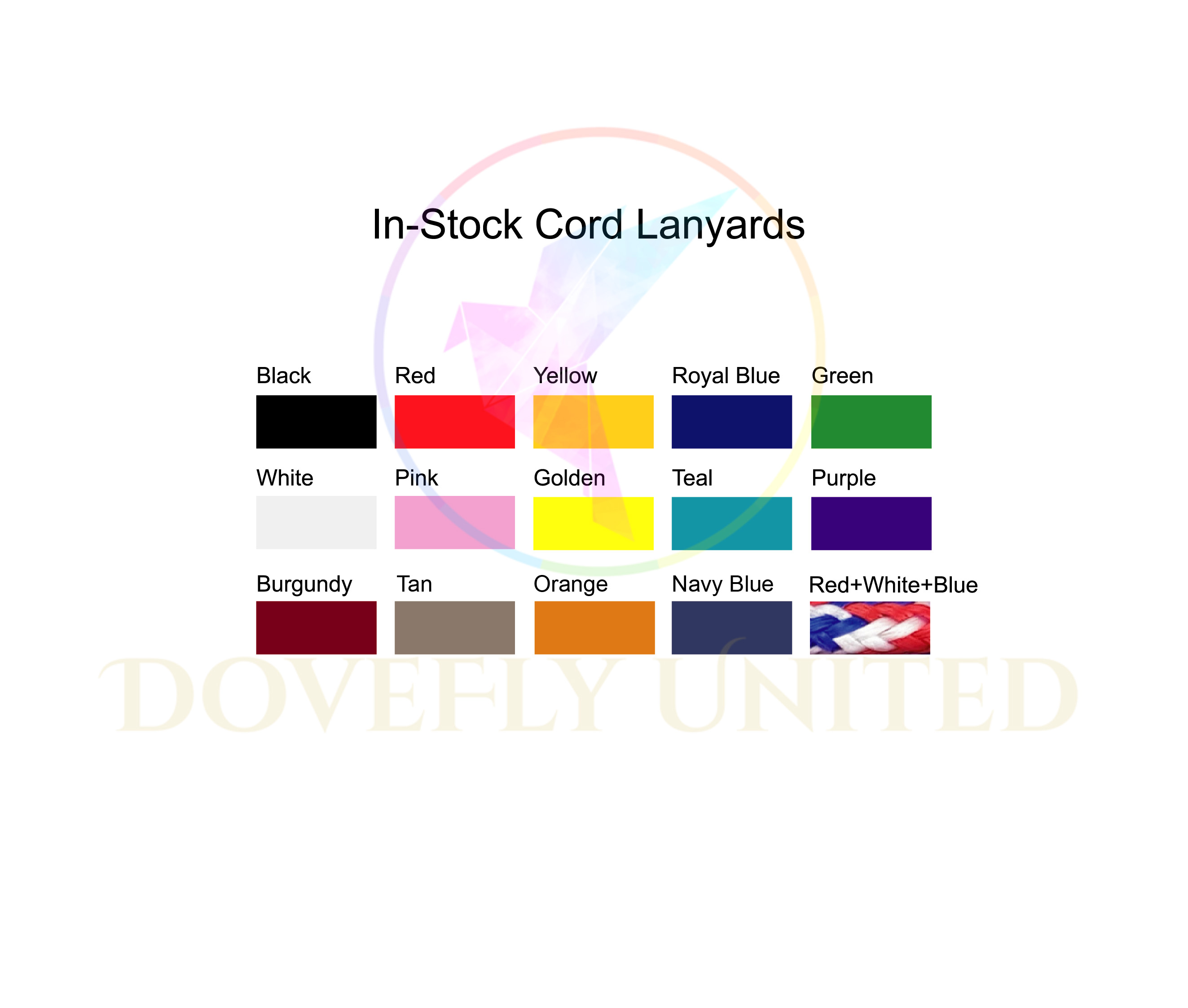 06 Cord Lanyard Color Chart