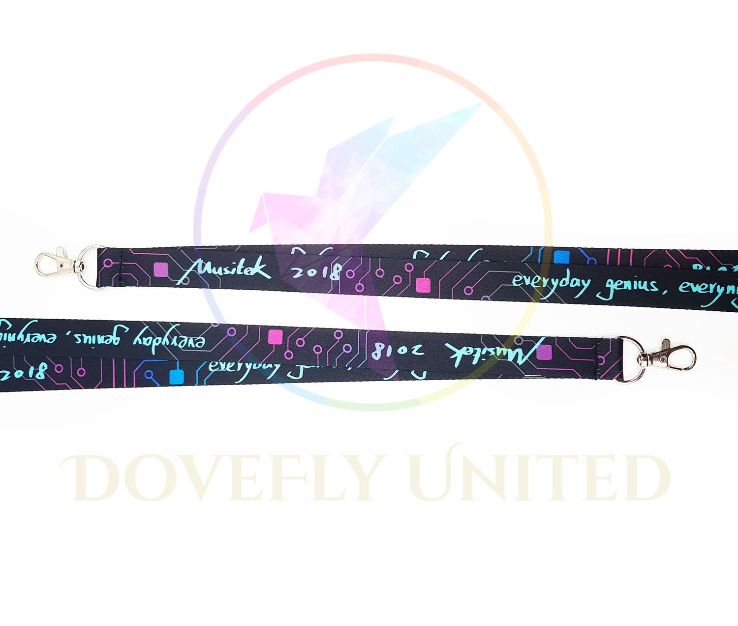 客製化熱轉印20mm識別證帶 (標準配件+安全扣) (#HTP20-29):圖片 2