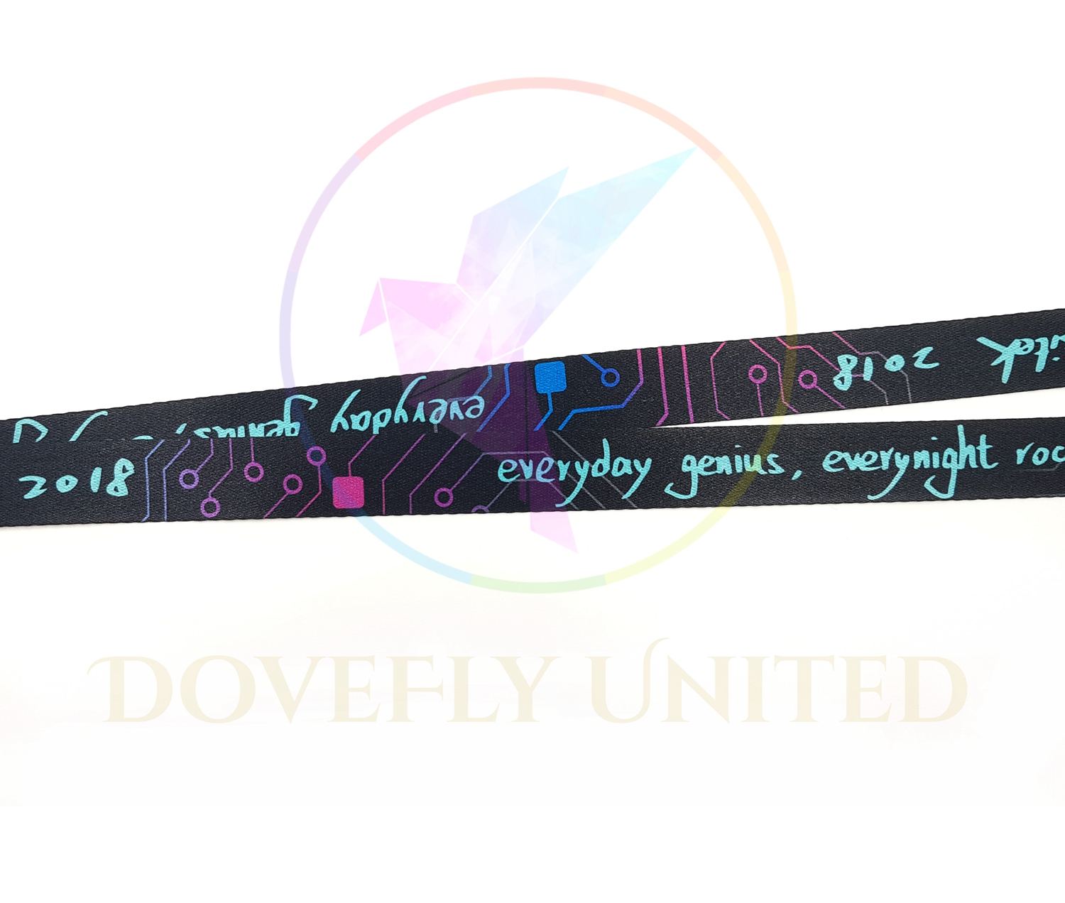 客製化熱轉印20mm識別證帶 (標準配件+安全扣) (#HTP20-29):圖片 3