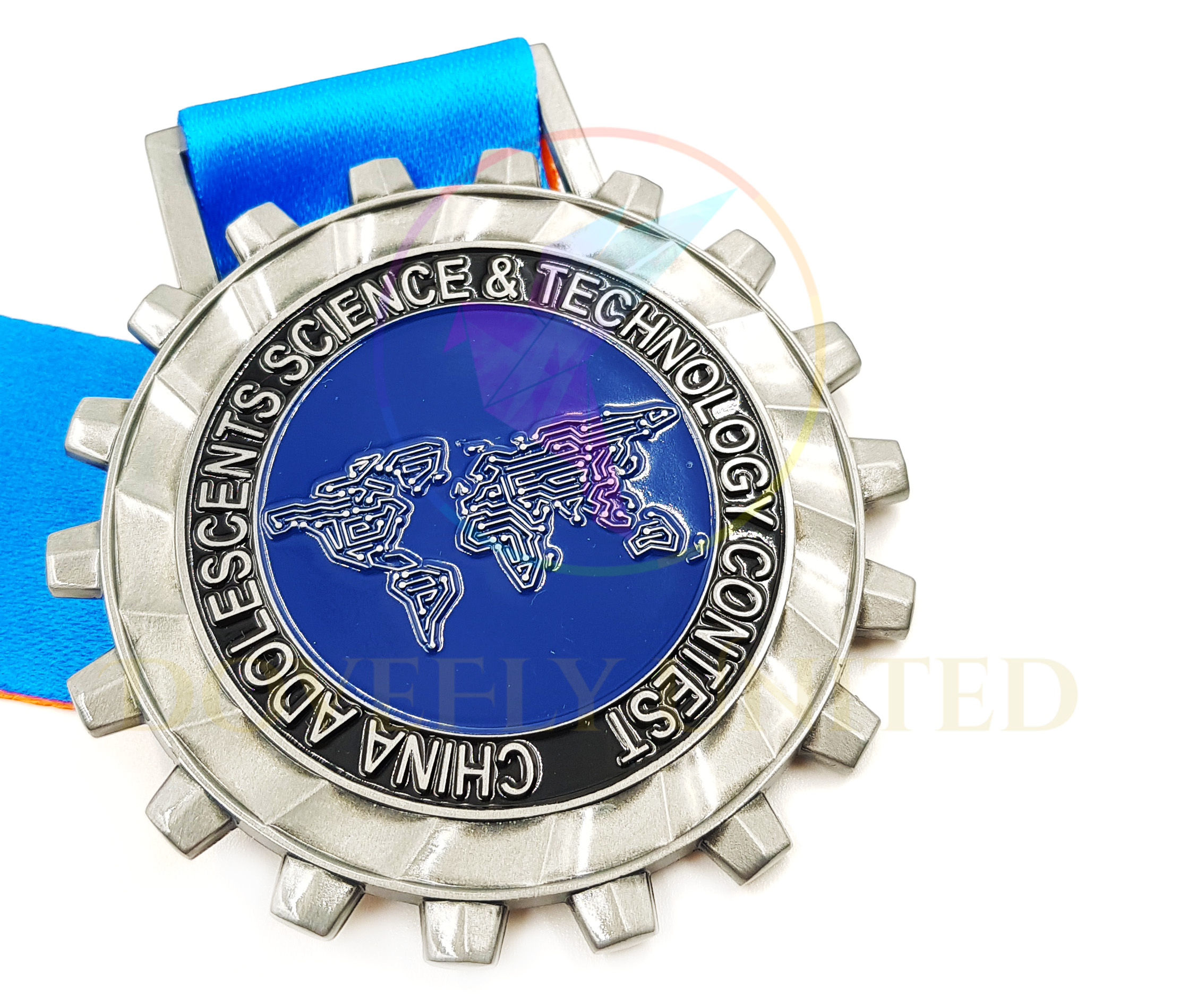 齒輪造型金屬客製化獎牌製作:圖片 2