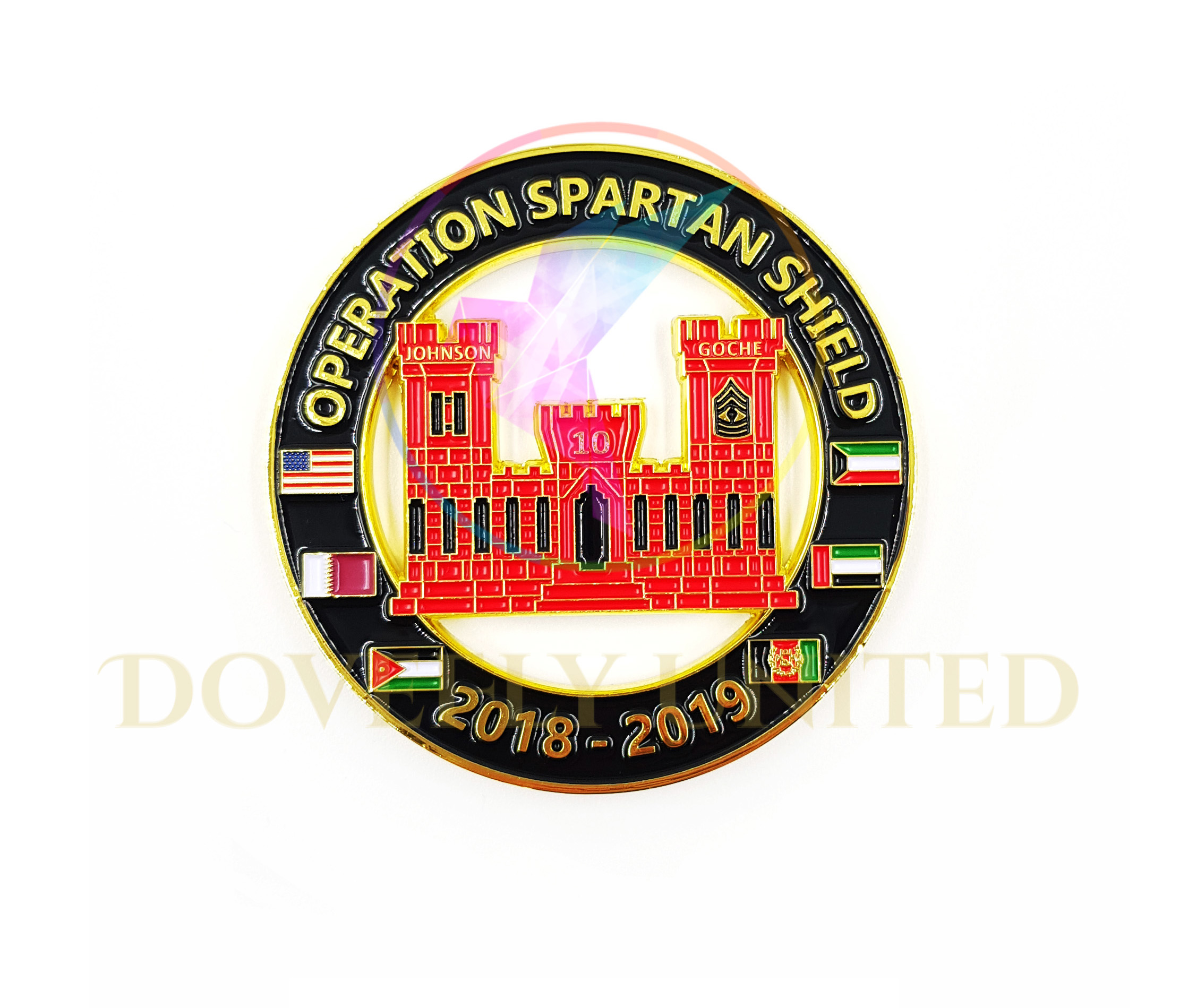 客製化金屬 簍空紀念幣 訂做生產:圖片 2