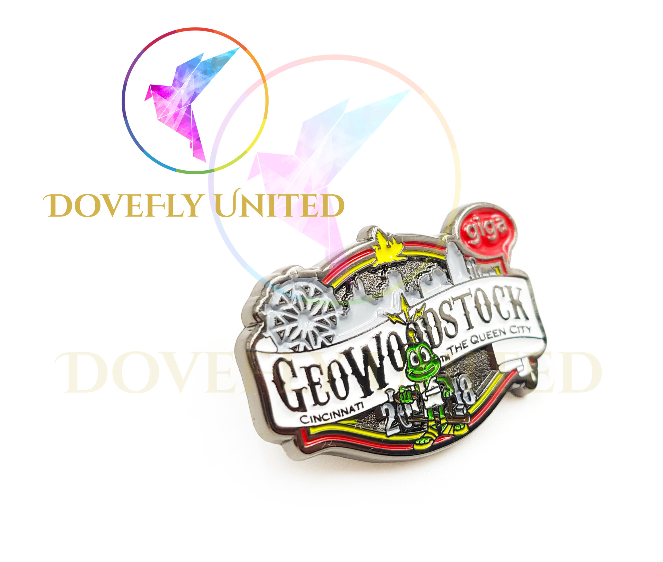 美式風格 客製胸章 金屬製造工廠:圖片 2