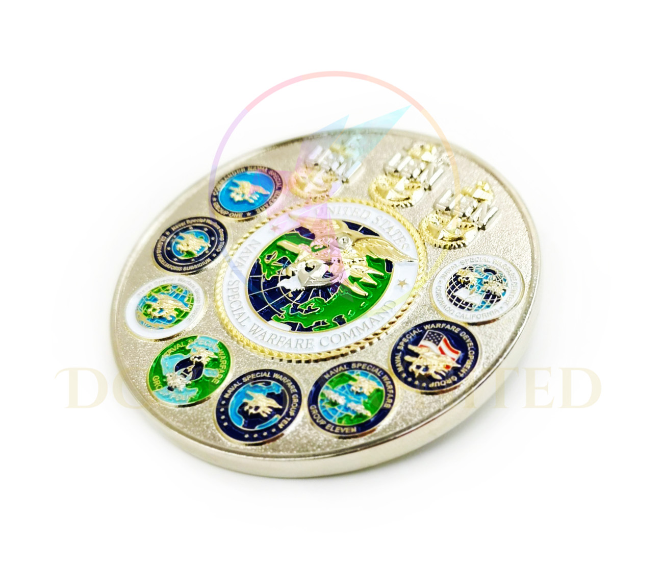 客製化烤漆紀念幣製作 軍用紀念章生產:圖片 2