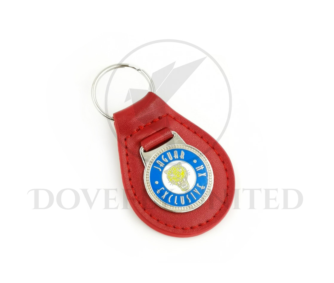 客製化金屬鑰匙圈( PU皮 + 金屬LOGO吊牌 ):圖片 4