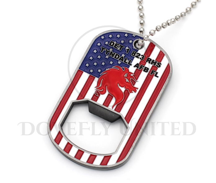 金屬造型軍牌項鍊 客製化生產