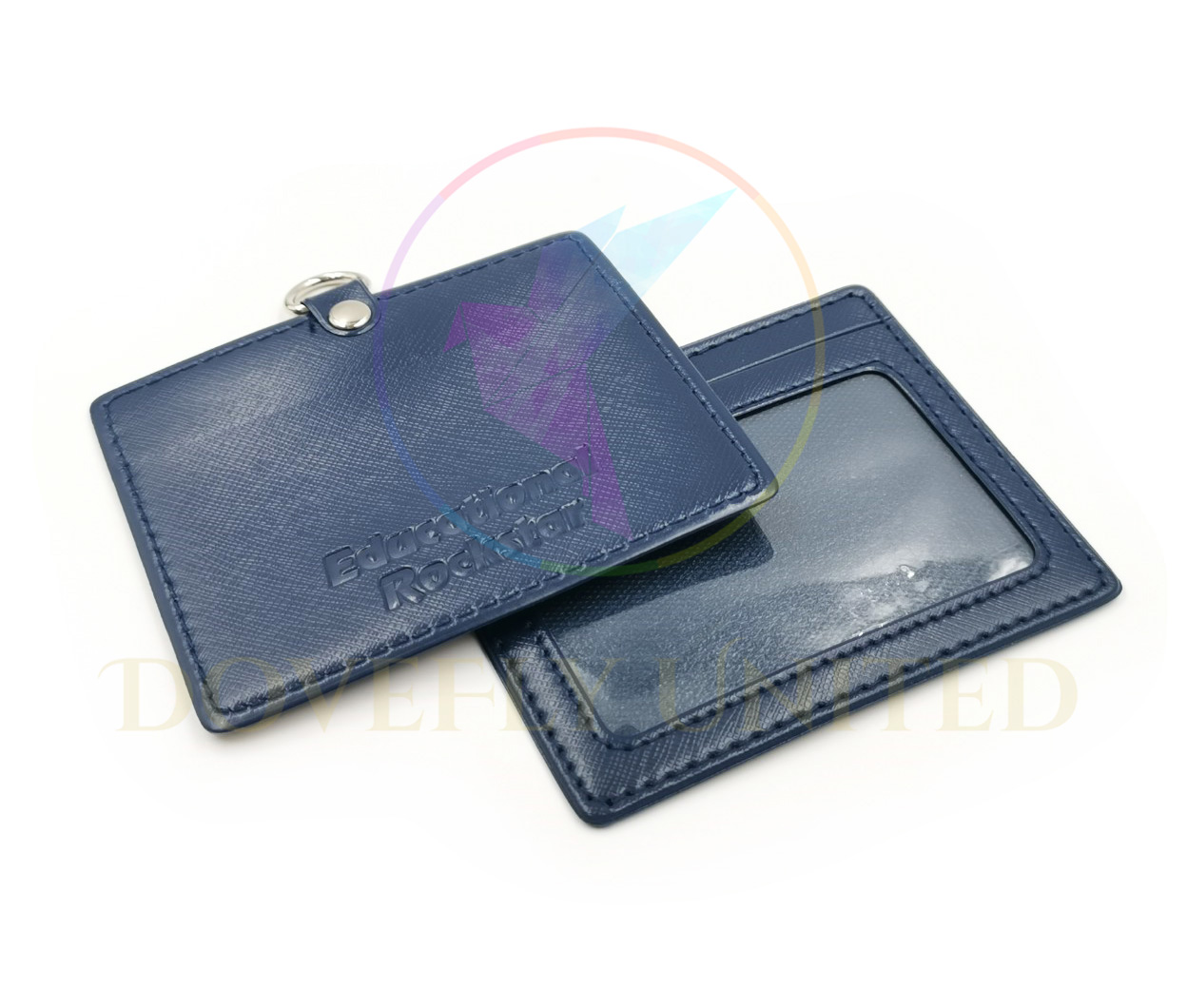 橫式仿皮卡套LOGO烙印少量客製 批發 #DFLCV29:圖片 2