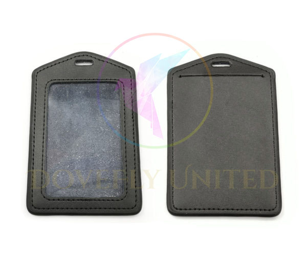 真皮證件套 後方開口 (直式; 單層) #DFGL-805-BK