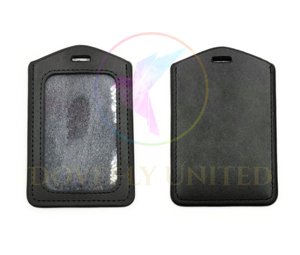真皮證件套 上方開口 (直式; 單層) #DFGL-806-BK