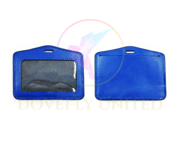 真皮證件套 後方開口 (橫式; 單層) #DFGL-905-RB
