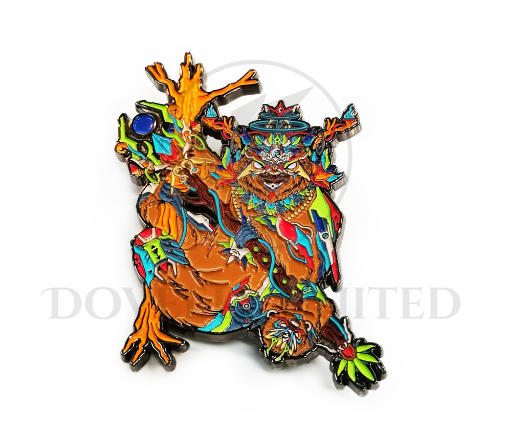 胸章徽章別針 烤漆徽章/仿琺瑯徽章製作:圖片 4