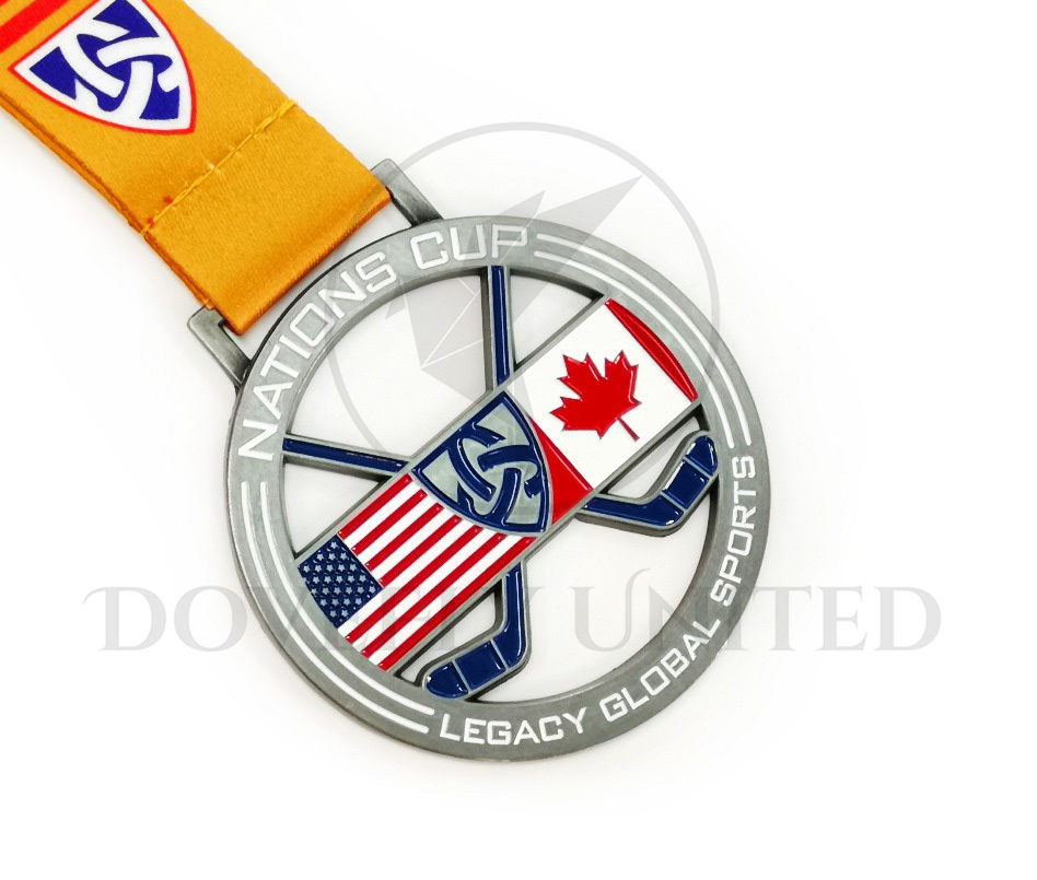 客製化運動獎牌 曲棍球比賽客製化金屬獎牌:圖片 2