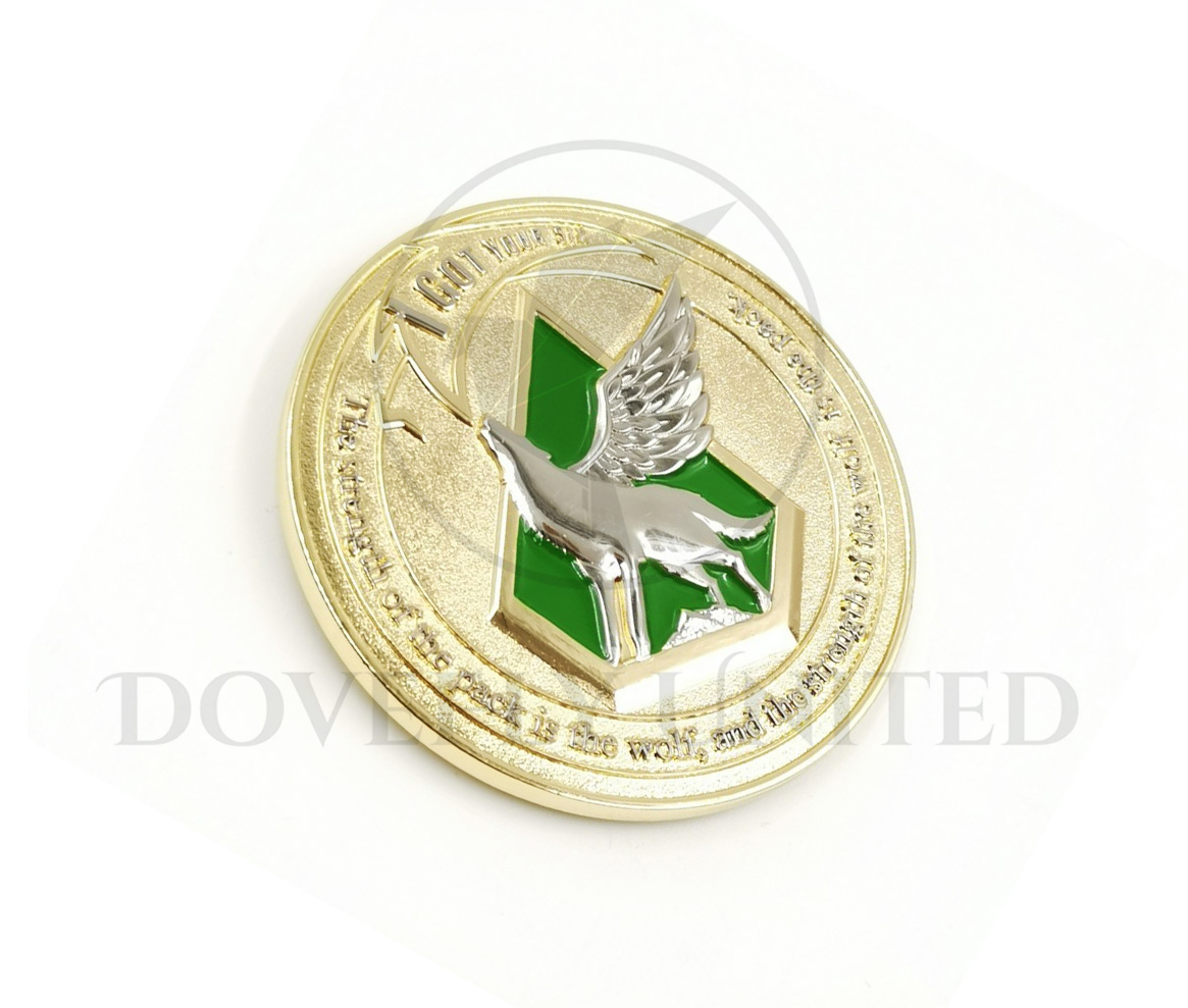 雙色電鍍紀念幣 客製化烤漆上色紀念章:圖片 3