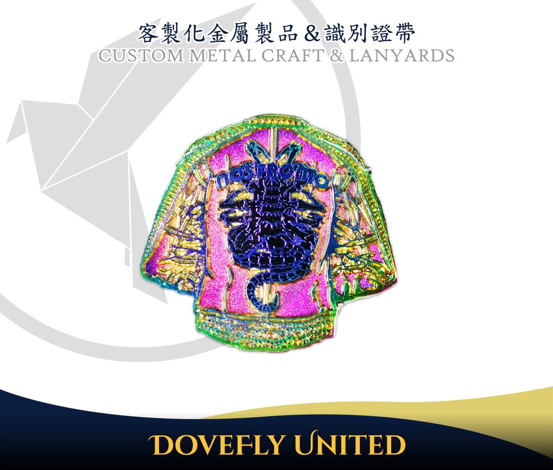 特殊五彩電鍍 客製化 金屬徽章訂製 可少量客製推薦:圖片 2