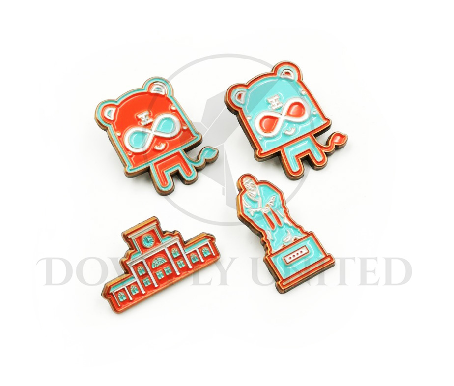 烤漆徽章胸針套組訂製 可愛風格文創商品 造型徽章:圖片 3