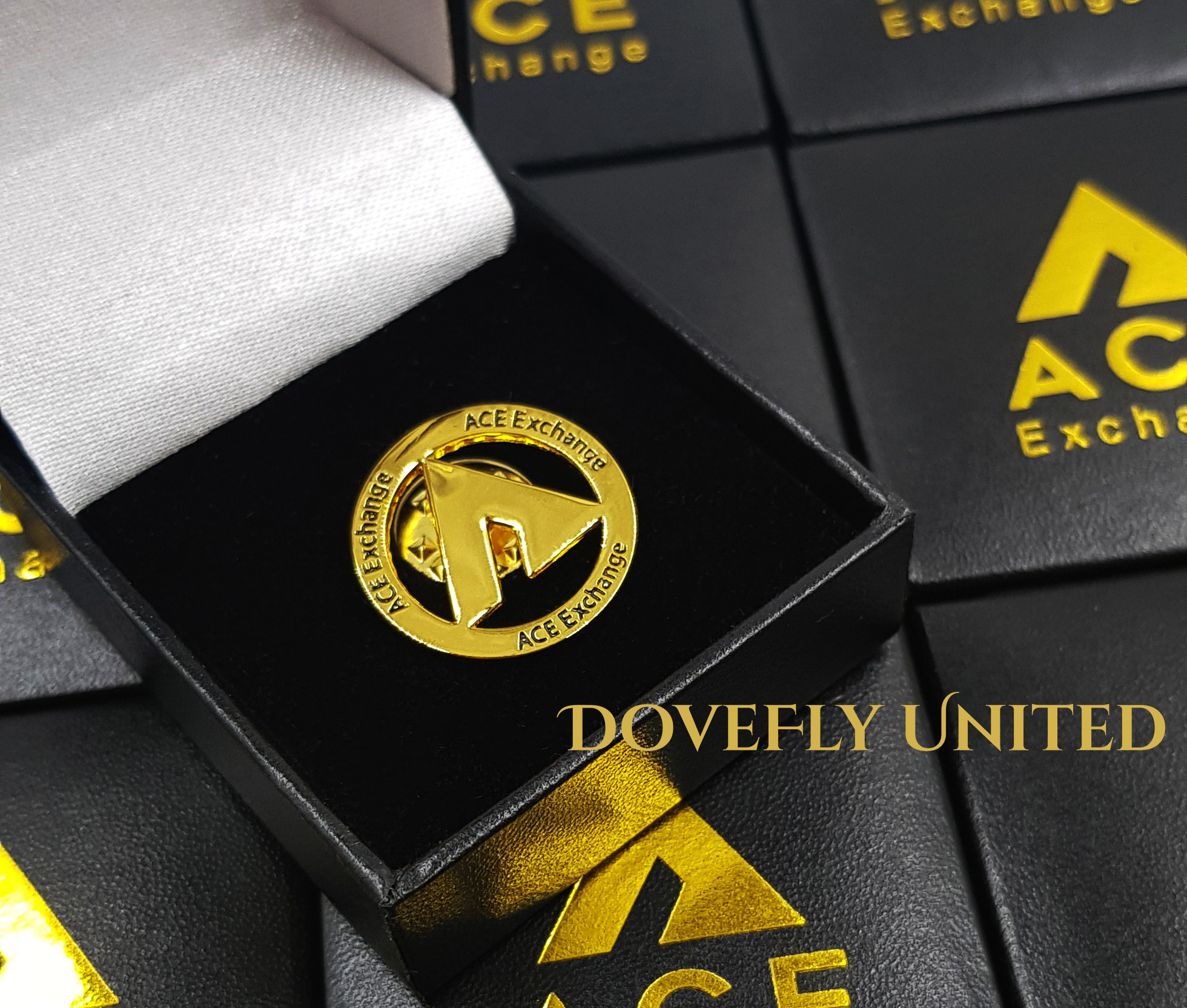 客製化 企業LOGO榮譽表揚徽章 金屬胸章 紙盒包裝訂製推薦:圖片 3