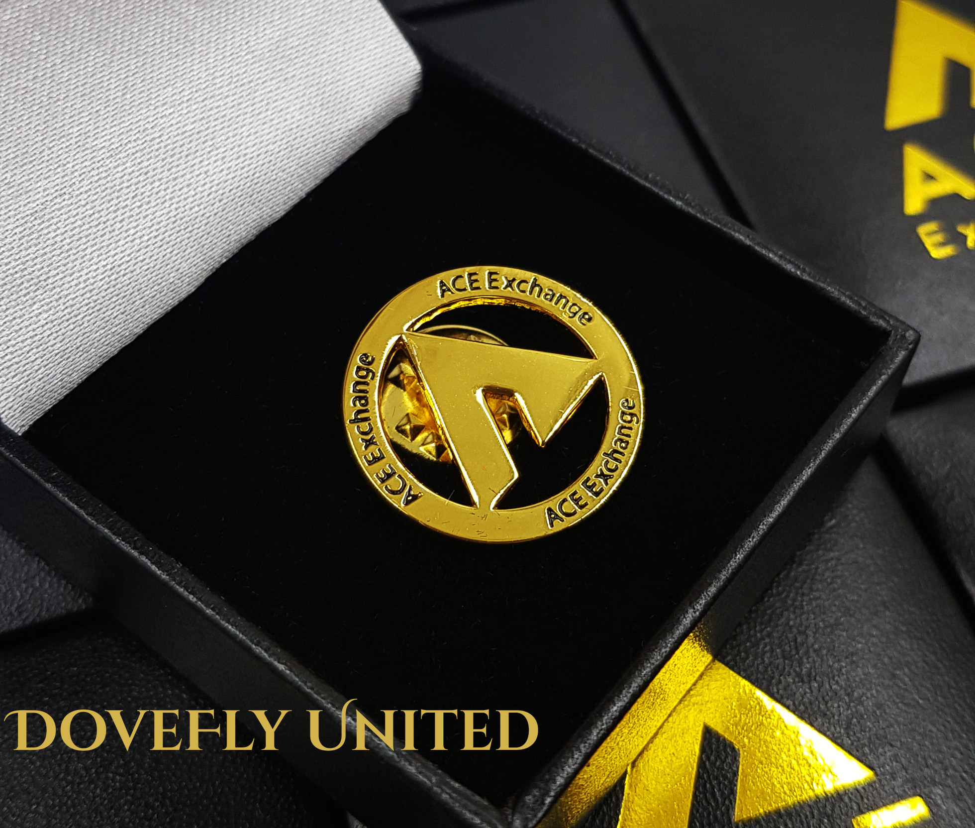 客製化 企業LOGO榮譽表揚徽章 金屬胸章 紙盒包裝訂製推薦