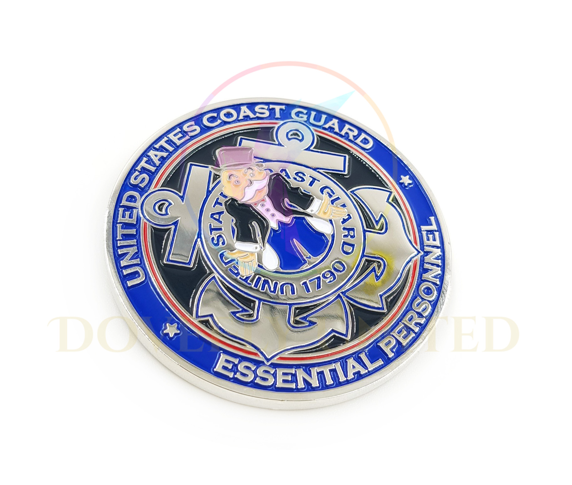 造型客製化紀念幣設計 美國海岸防衛隊 紀念章工廠 批發/少量訂製可