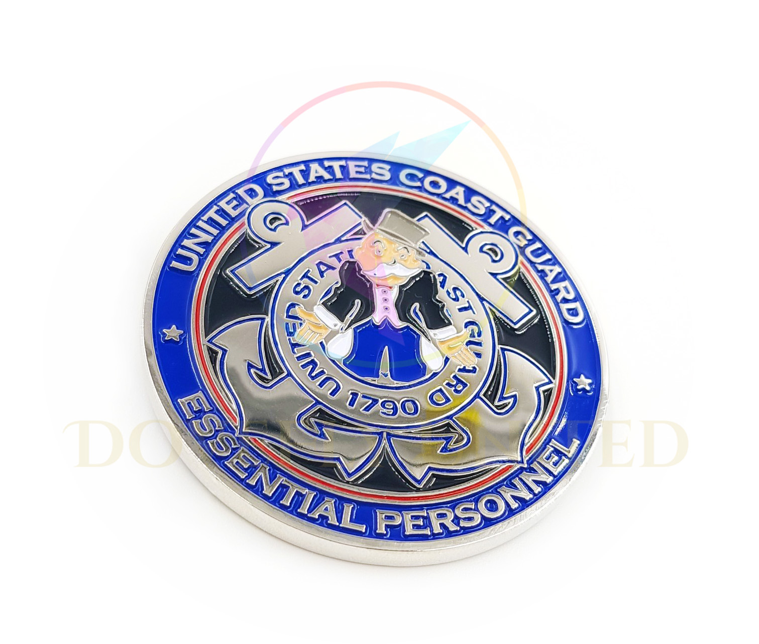 造型客製化紀念幣設計 美國海岸防衛隊 紀念章工廠 批發/少量訂製可:圖片 2