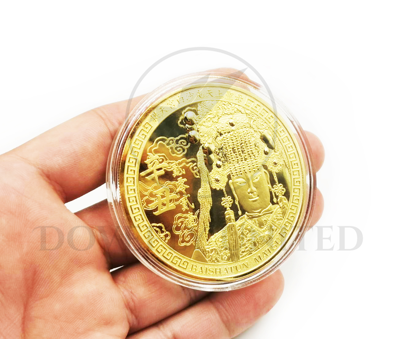 白沙屯授權紀念錢母訂製 絨布盒客製化印刷 大尺寸錢母訂製 工廠大量生產:圖片 8