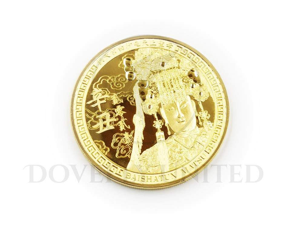 白沙屯授權紀念錢母訂製 絨布盒客製化印刷 大尺寸錢母訂製 工廠大量生產