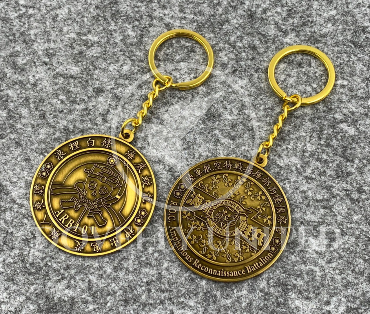 海龍蛙兵 陸軍/空軍/海軍 退伍紀念鑰匙圈 少量生產/大量批發製作