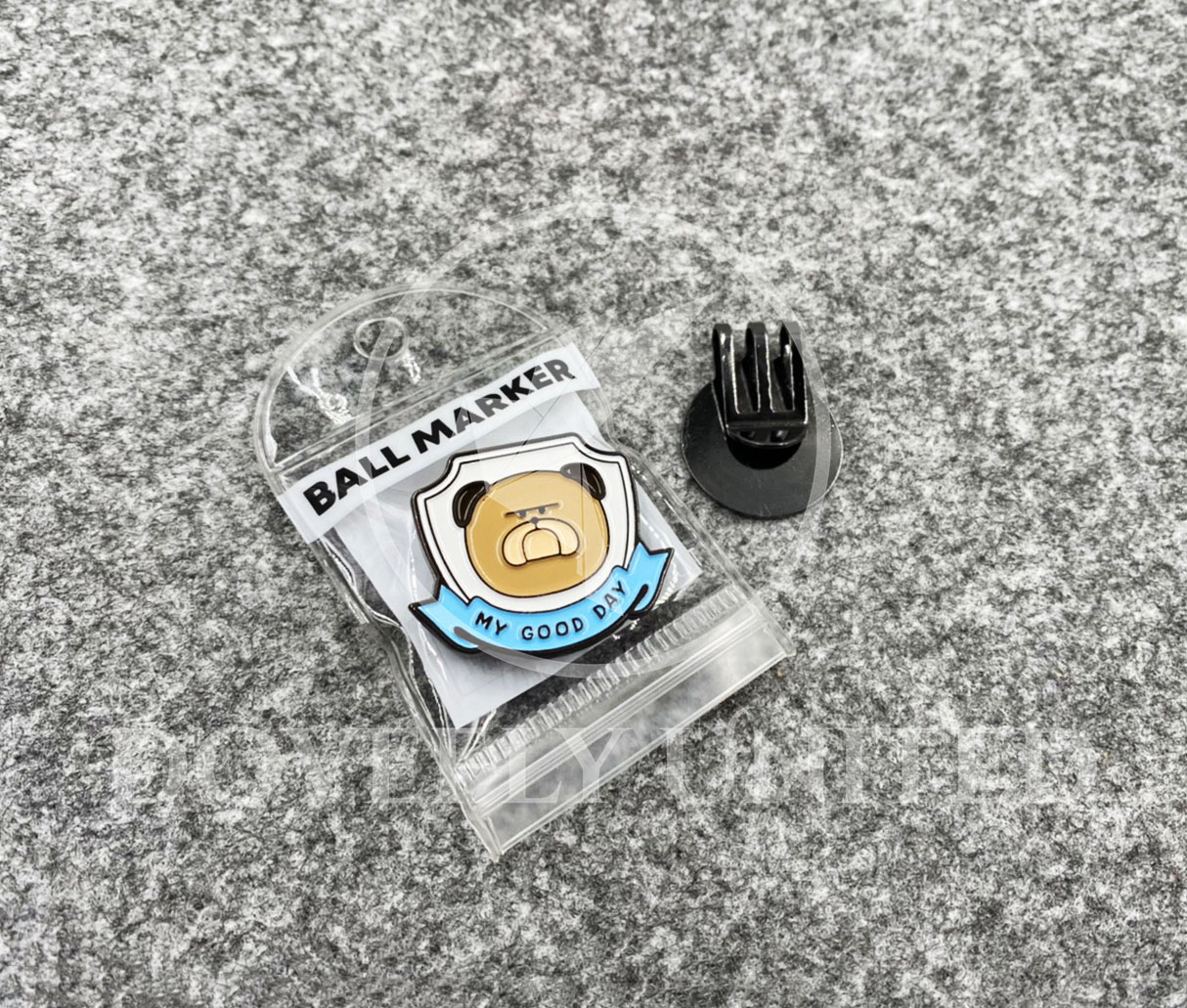 烤漆訂製高爾夫帽夾/球標 + 包裝 Golf hat clip:圖片 2