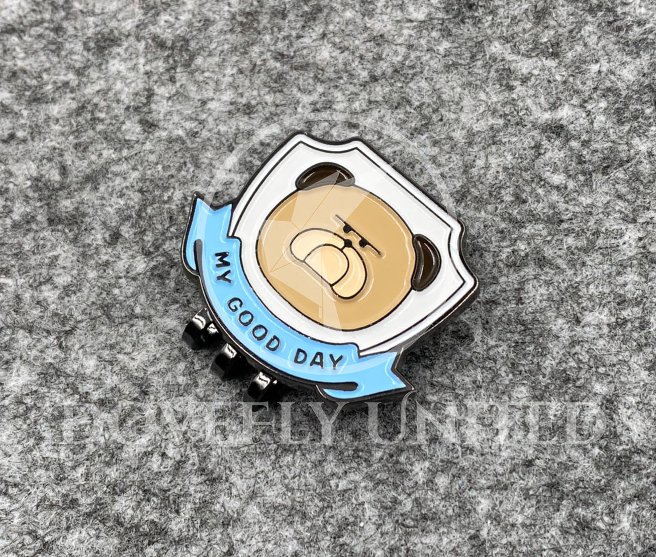 烤漆訂製高爾夫帽夾/球標 + 包裝 Golf hat clip:圖片 3